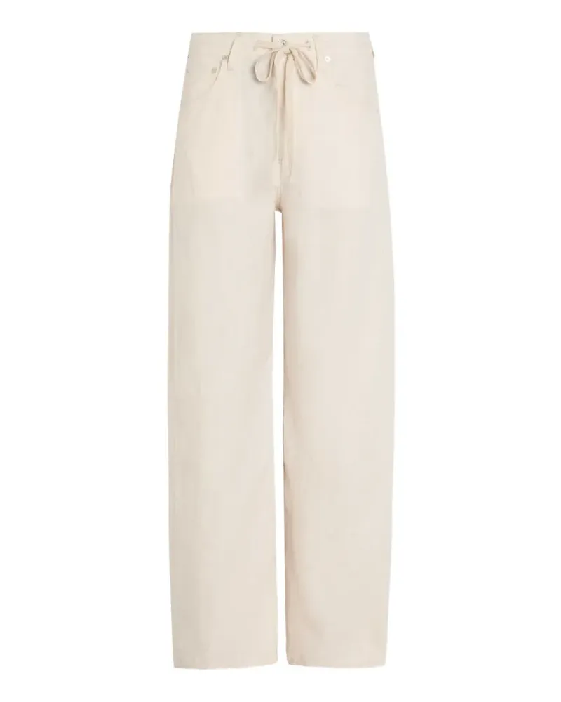 Citizens of humanity drawstring waist wide leg trousers - Nude Nude