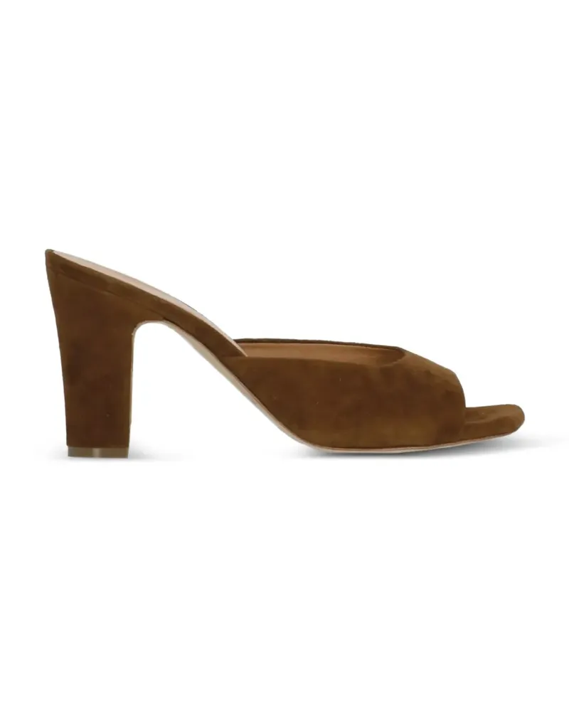 Julie Dee suede block-heel sandals - Braun Braun