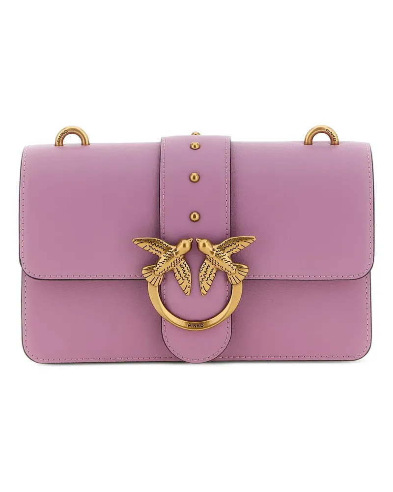 Pinko small studs-embellishment leather cross body bag - Violett Violett