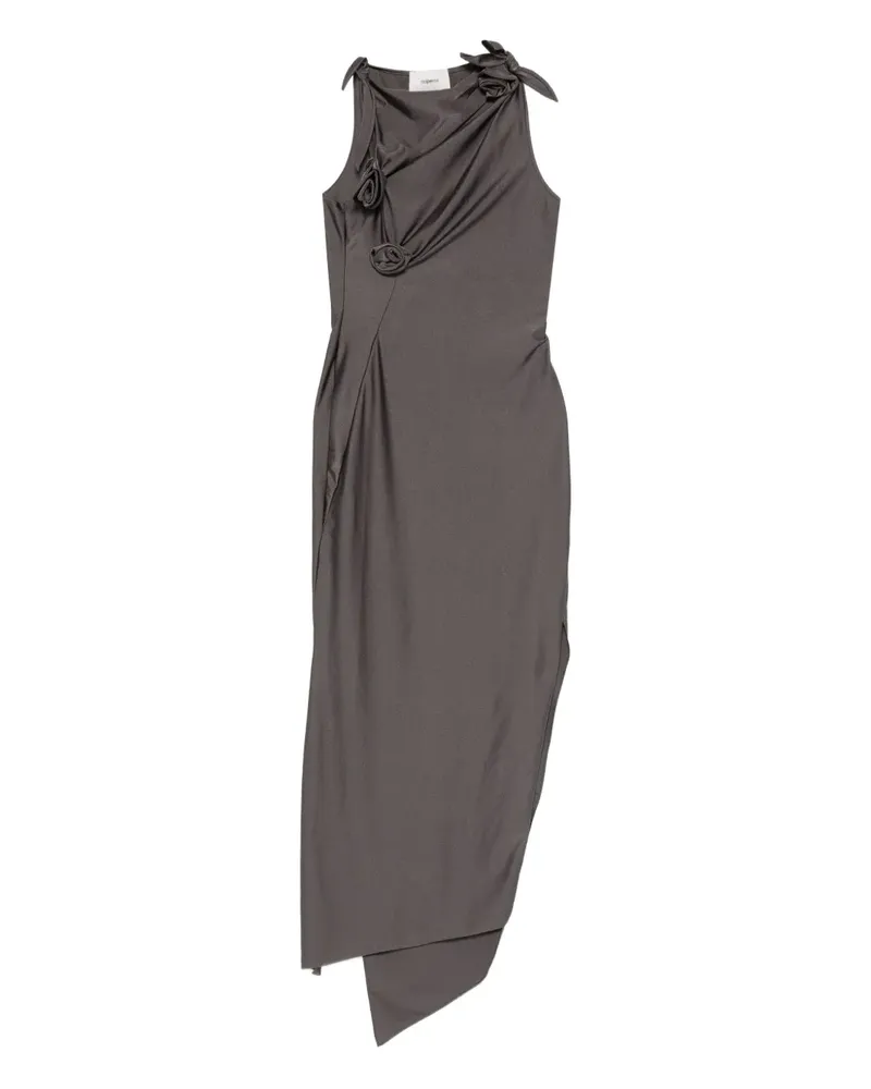 COPERNI Midikleid mit Knotendetail - Grau Grau