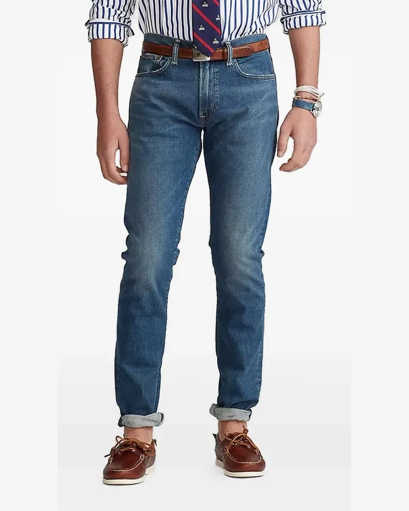 Ralph Lauren Jeans mit Logo-Patch - Blau Blau