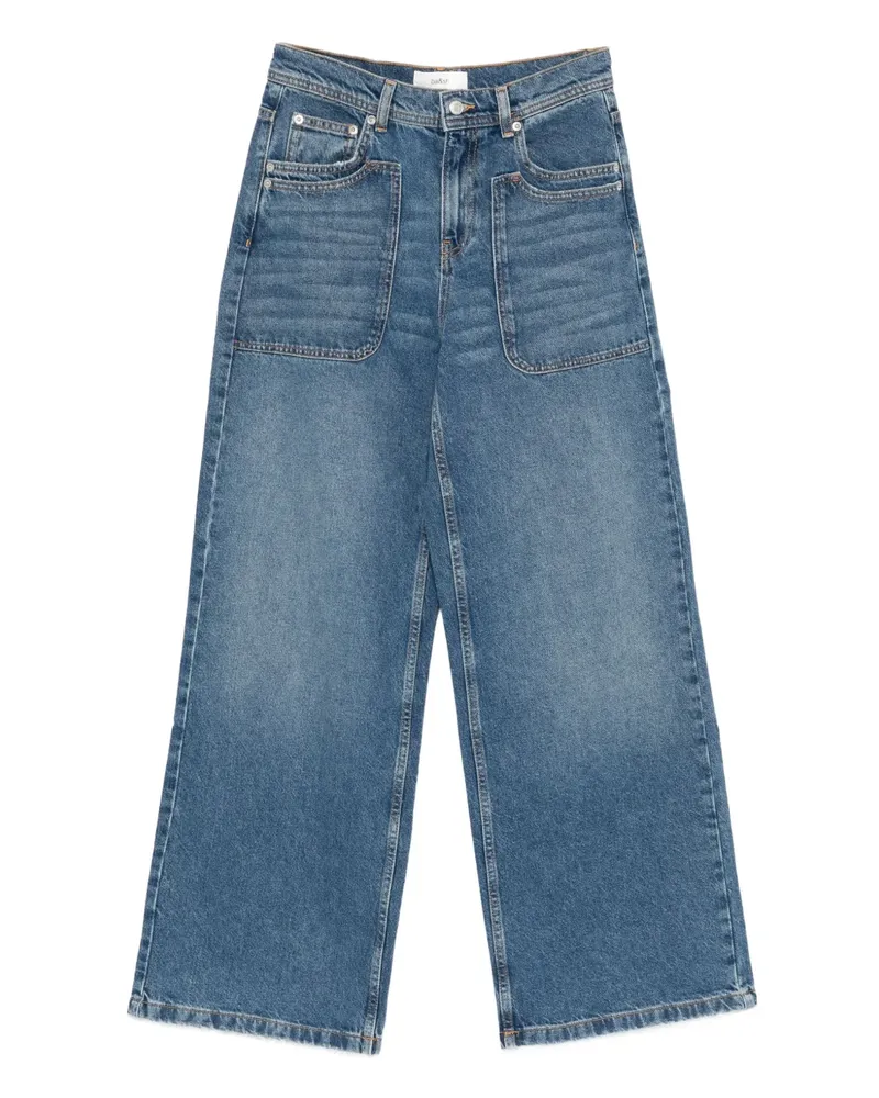 ba&sh Zoel Jeans mit aufgesetzter Tasche - Blau Blau
