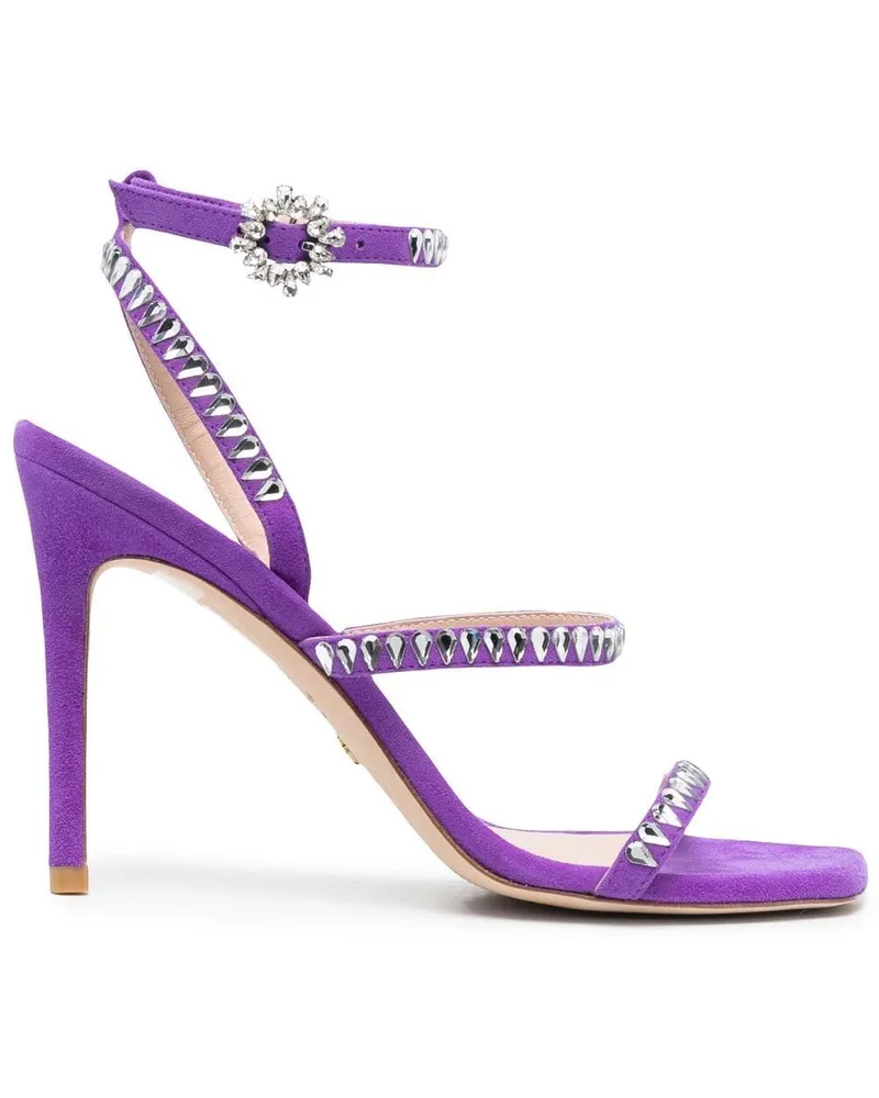 Stuart Weitzman Gemcut Sandalen 100mm - Violett Violett