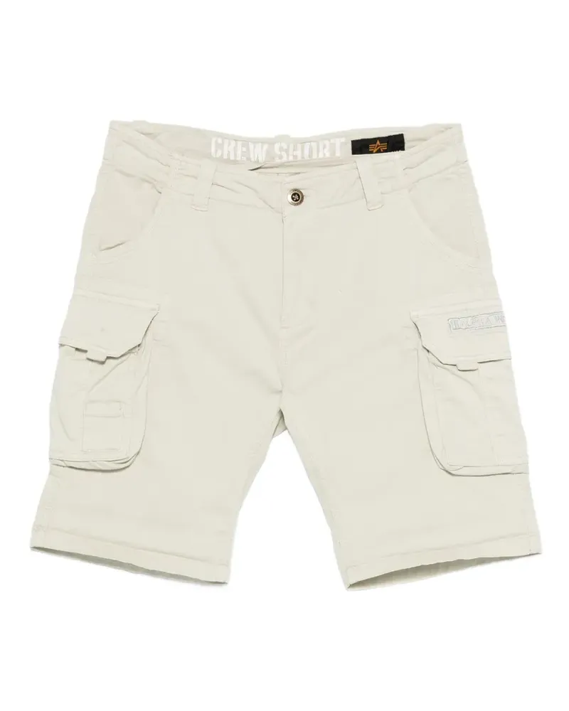 Alpha Industries Shorts mit Gürtelschlaufe - Grau Grau