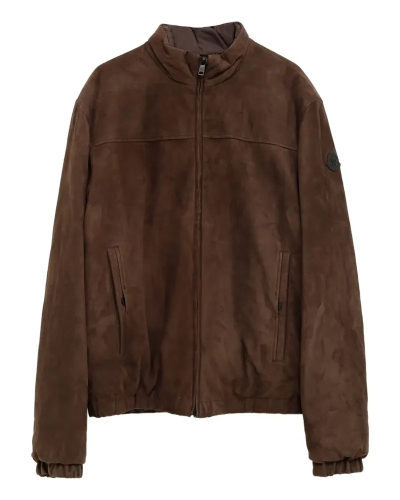 Moncler Jacke aus Wildleder - Braun Braun