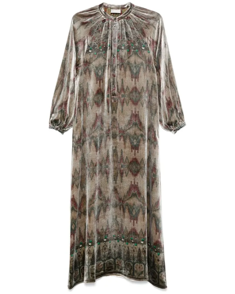 Pierre-Louis Mascia Kanpur Maxikleid - Grau Grau
