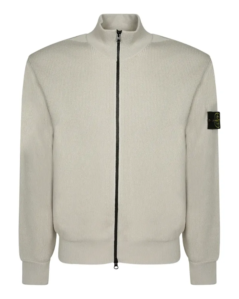 Stone Island 5100126 gerippter Pullover aus Bio-Baumwolle - Nude Nude