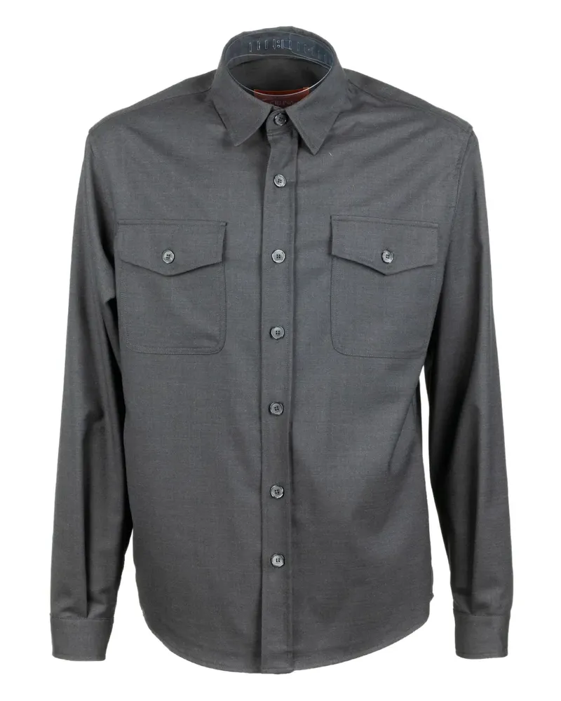 CRUNA Jacke mit Knopfleiste - Grau Grau