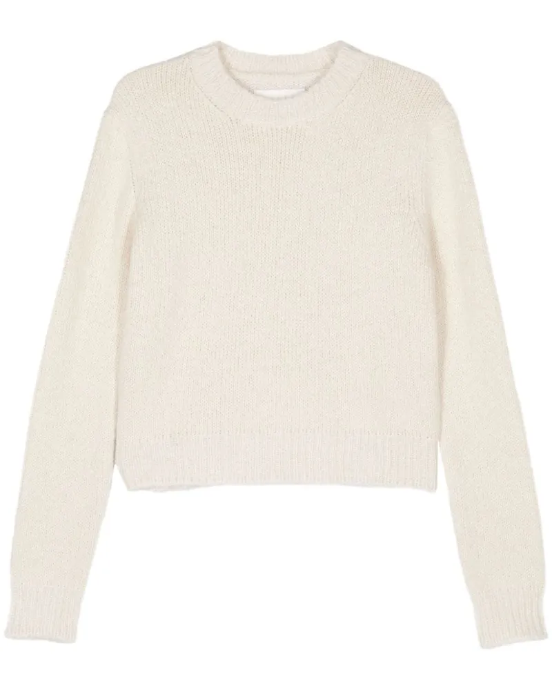 Jil Sander Pullover mit Rundhalsausschnitt - Weiß Weiß