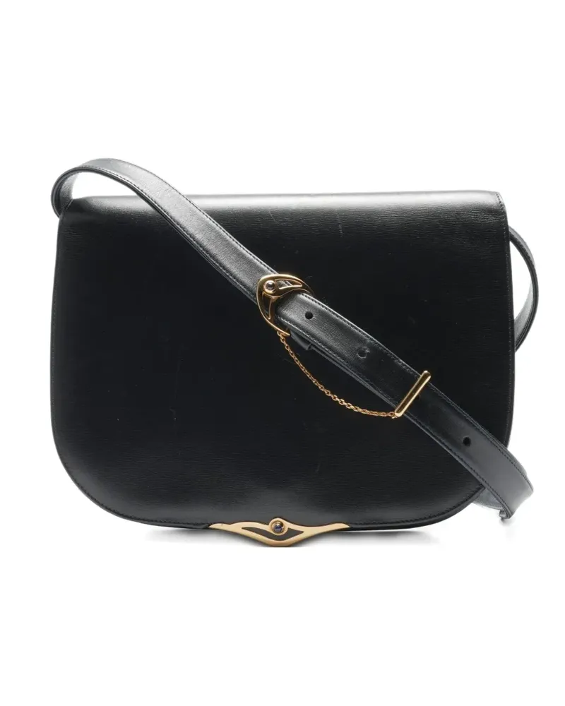 Cartier 1990s-2000s Black Sapphire Line cross body bag - Schwarz Schwarz