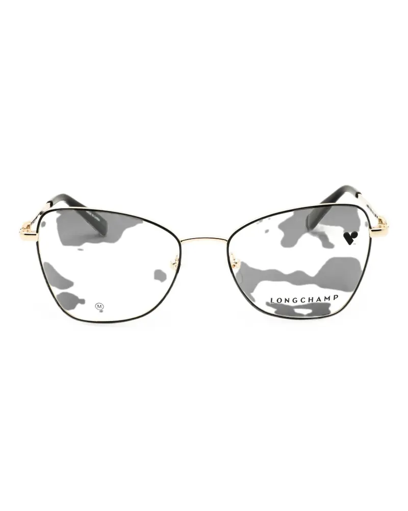 Longchamp Cat-Eye-Brille - Schwarz Schwarz