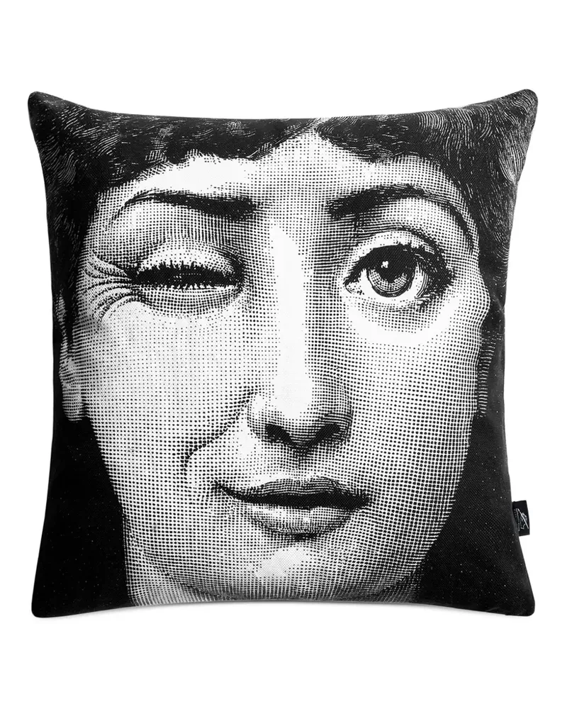 Fornasetti Tema e Variazioni n. 82-130 Kissen (40cm x 40cm) - Schwarz Schwarz
