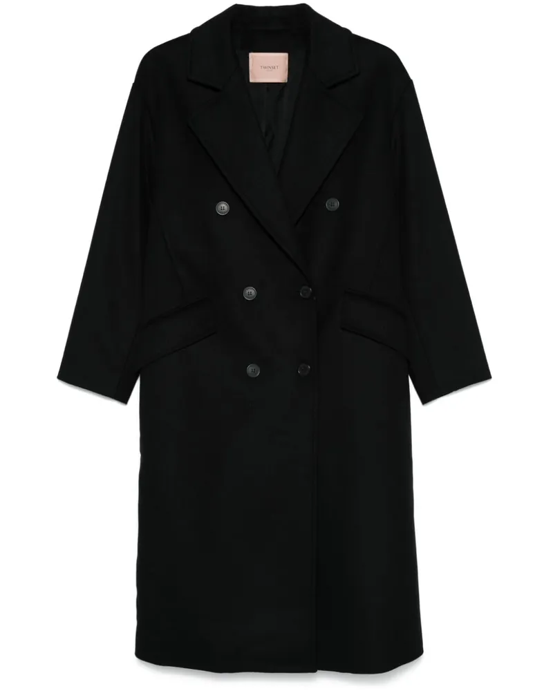 Twin-Set Klassische Cabanjacke - Schwarz Schwarz