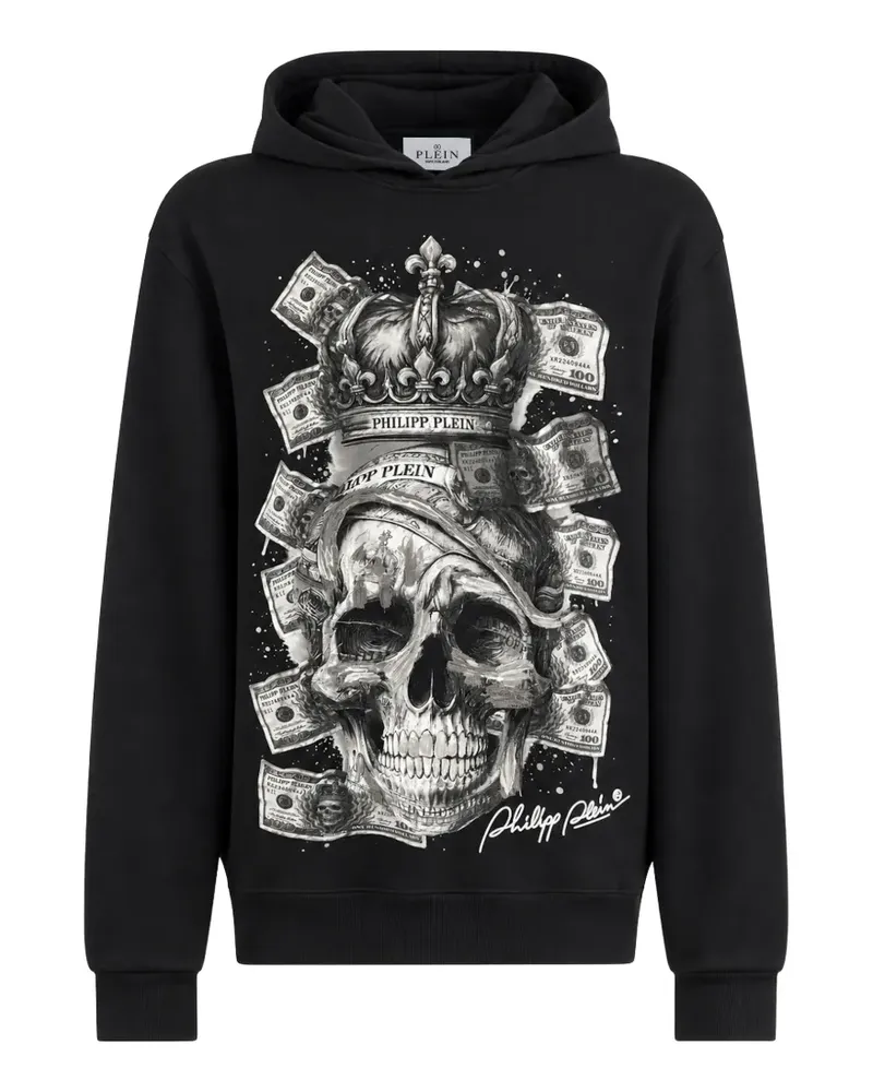 Philipp Plein Skull Dollar Hoodie - Schwarz Schwarz