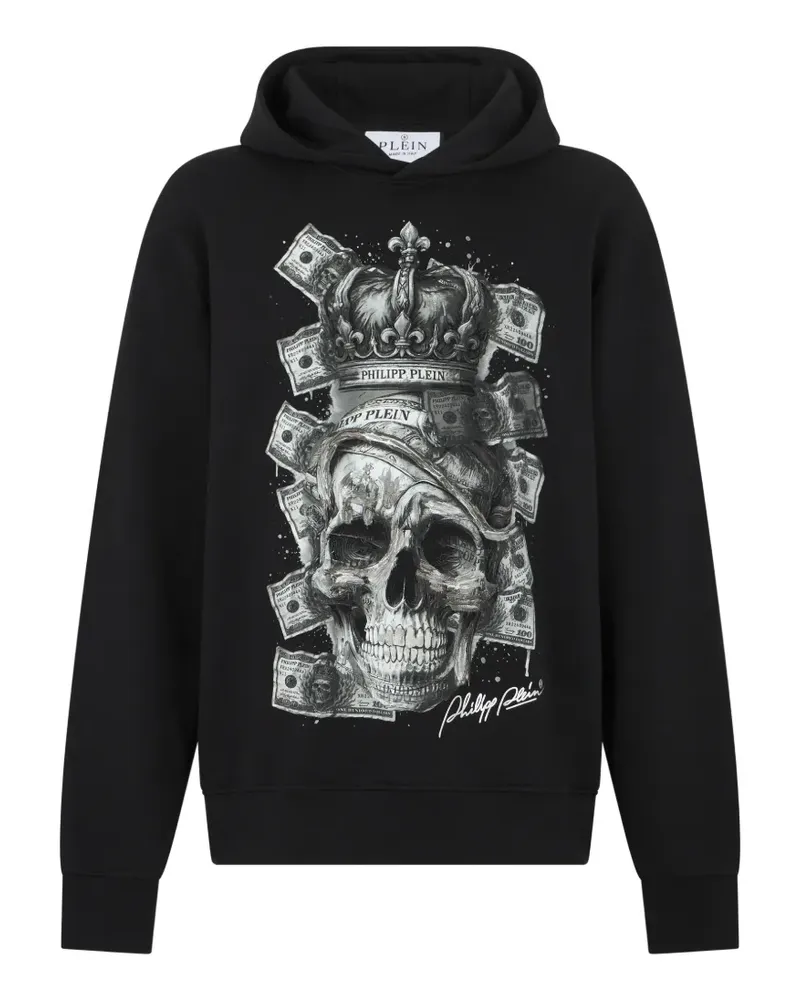 Philipp Plein Skull Dollar Hoodie - Schwarz Schwarz
