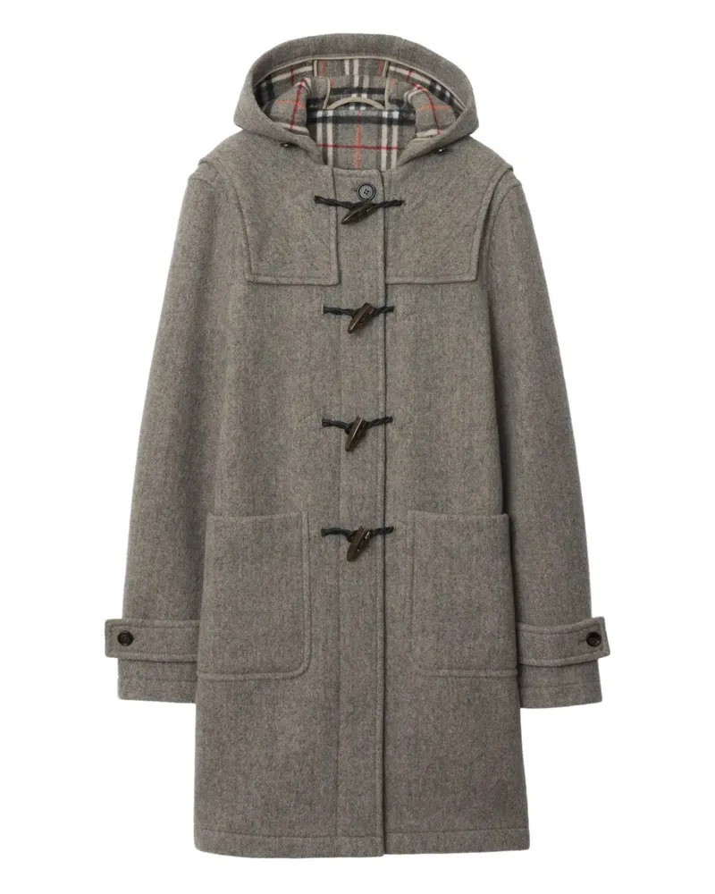 Burberry Klassischer Dufflecoat - Grau Grau