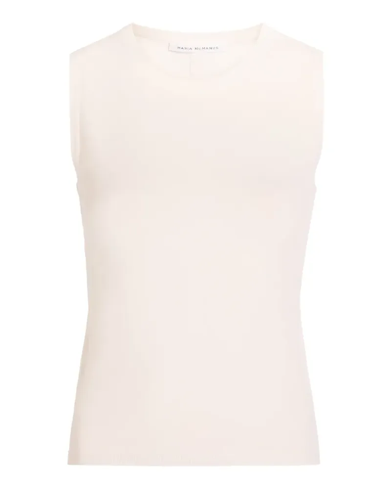 Maria Mcmanus button-back sleeveless tank top - Nude Nude