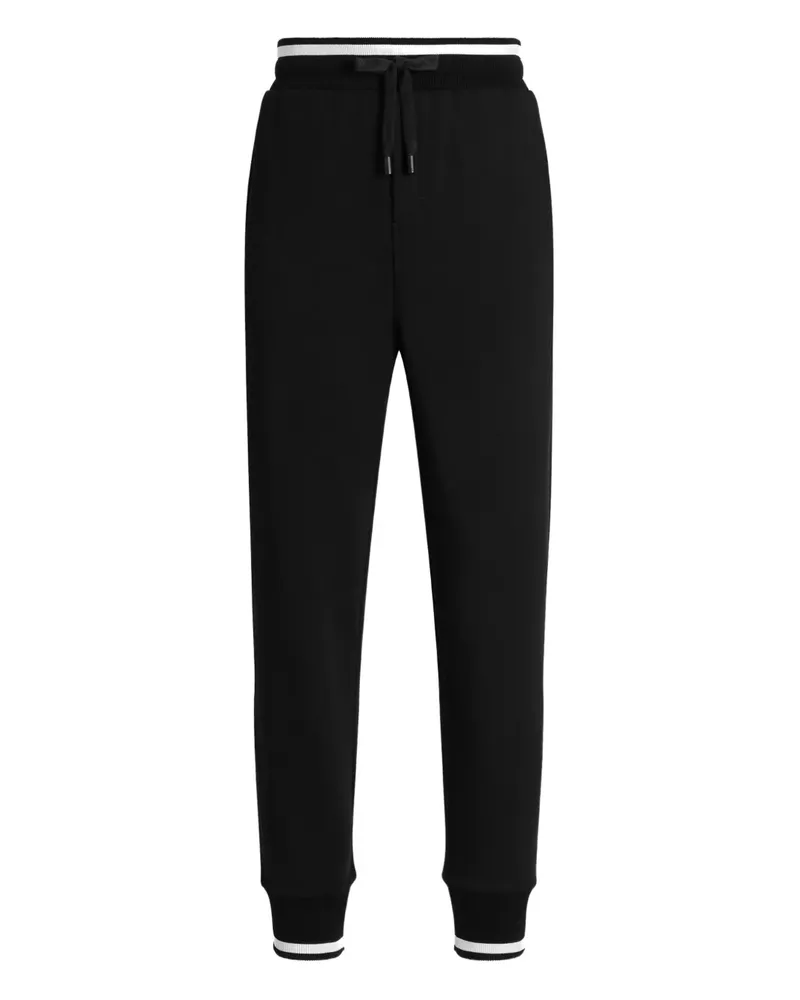 Dolce & Gabbana Jogginghose mit Kordelzug - Schwarz Schwarz