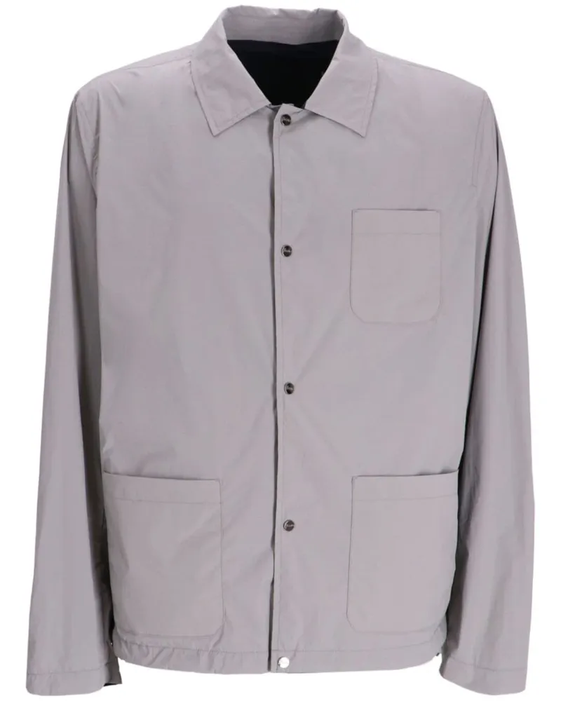 Herno Wendbare Hemdjacke - Blau Blau