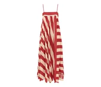 Roselight stripe-print maxi dress - Rot