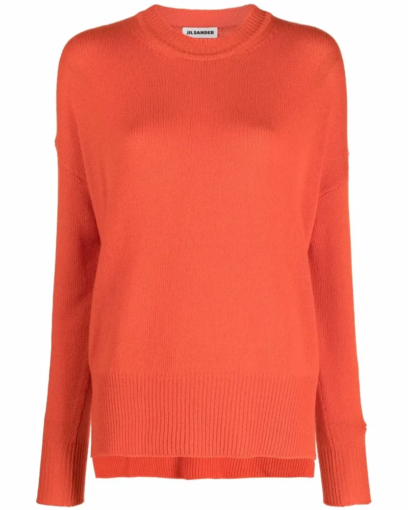 Jil Sander Kaschmirpullover mit Rundhalsausschnitt - Orange Orange
