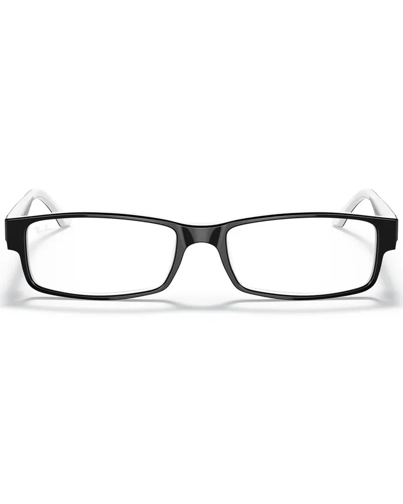 Ray Ban Brille mit eckigem Gestell - Schwarz Schwarz