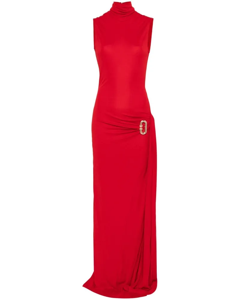 Casablanca Paris Drapiertes Maxikleid - Rot Rot