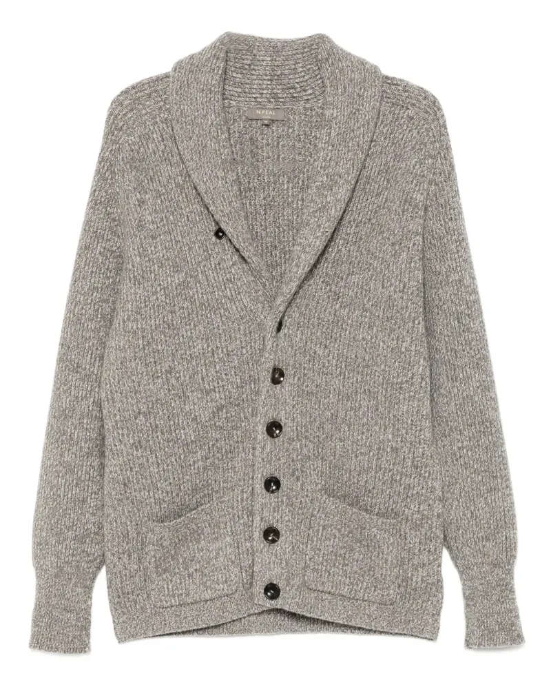 N.Peal Kensington Cardigan - Grau Grau