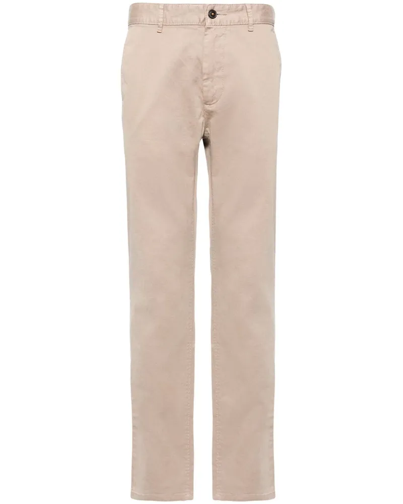 HUGO BOSS Halbhohe Slim-Fit-Chino - Braun Braun