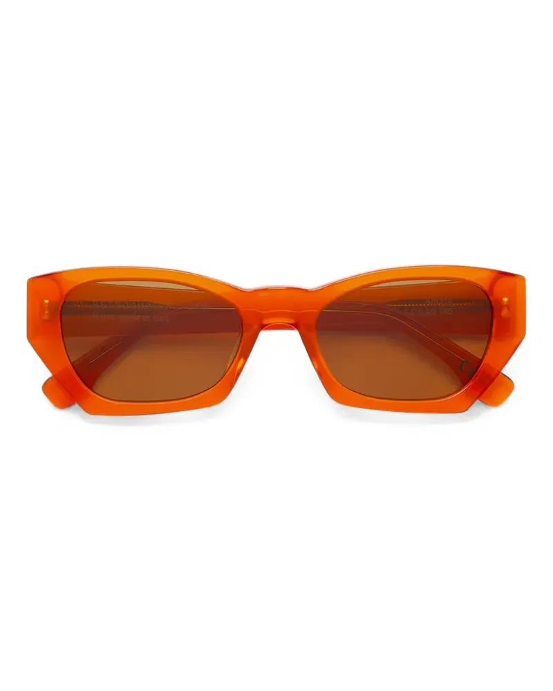 RETROSUPERFUTURE Amata Estate Sonnenbrille mit geometrischem Gestell - Orange Orange