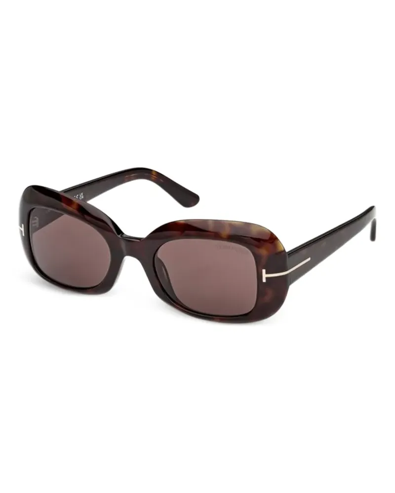 Tom Ford rectangle-frame sunglasses - Braun Braun