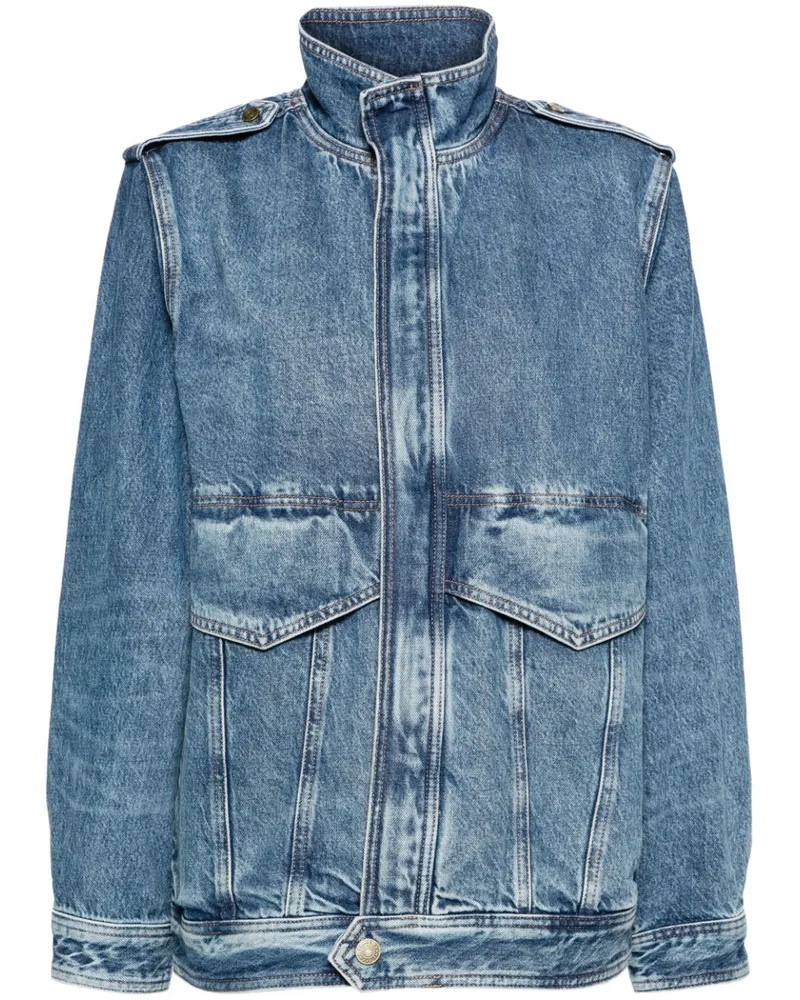 Frame Denim Power Jeansjacke - Blau Blau