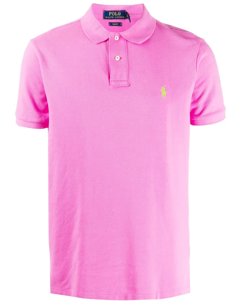 Ralph Lauren Schmales Poloshirt - Rosa Rosa