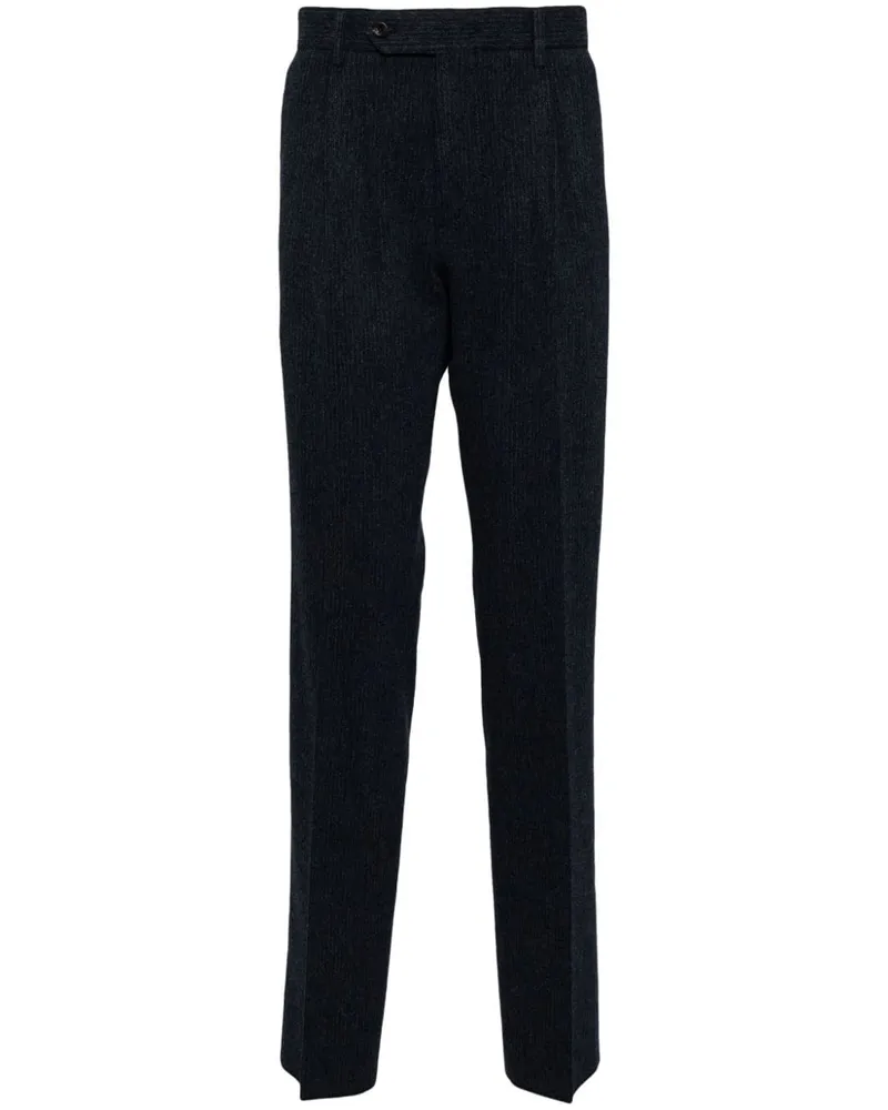 ManOnTheBoon Hose aus Cord - Blau Blau