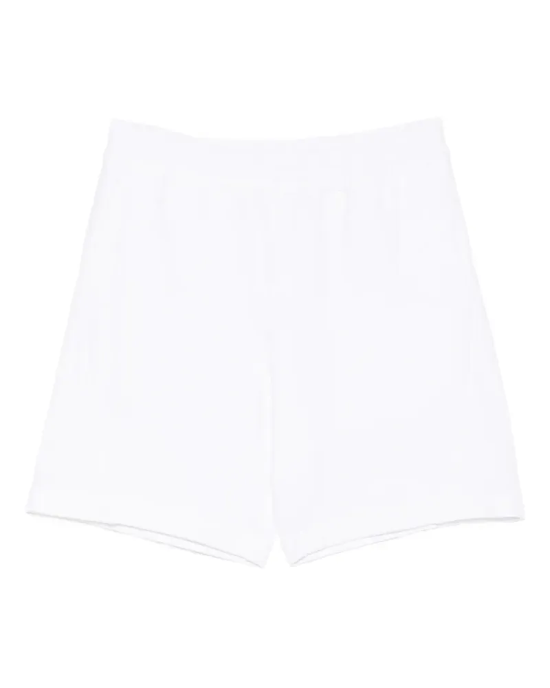 Givenchy elasticated-waistband cotton shorts - Weiß Weiß