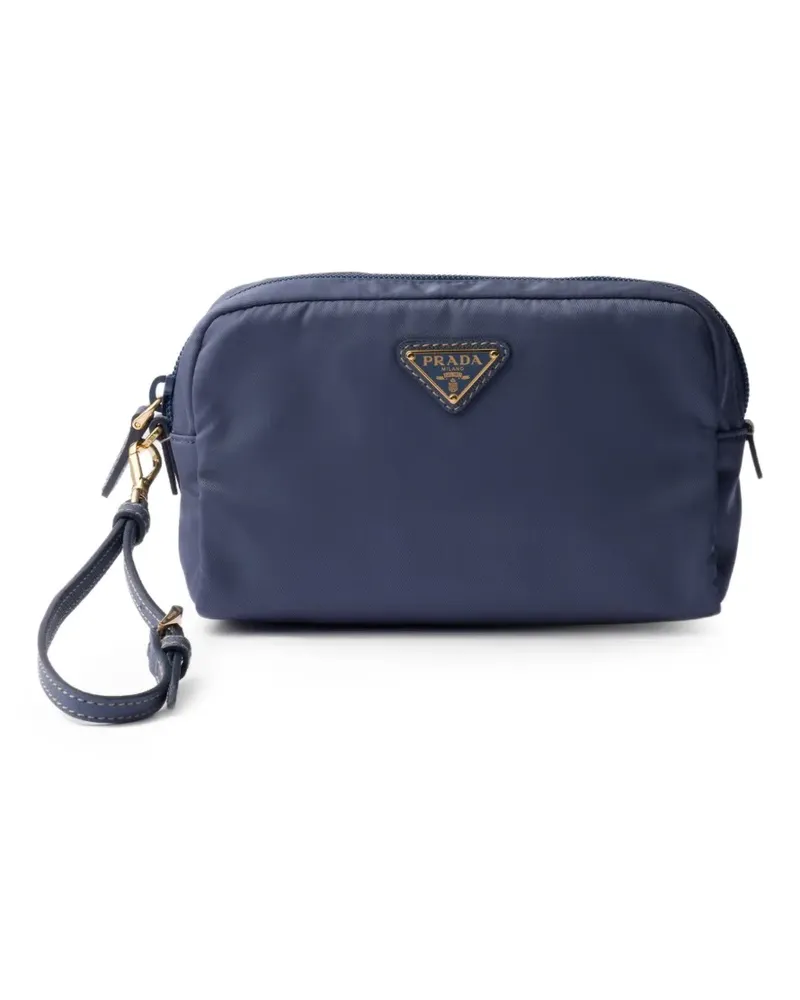 Prada Kleine Re-Nylon Clutch - Blau Blau