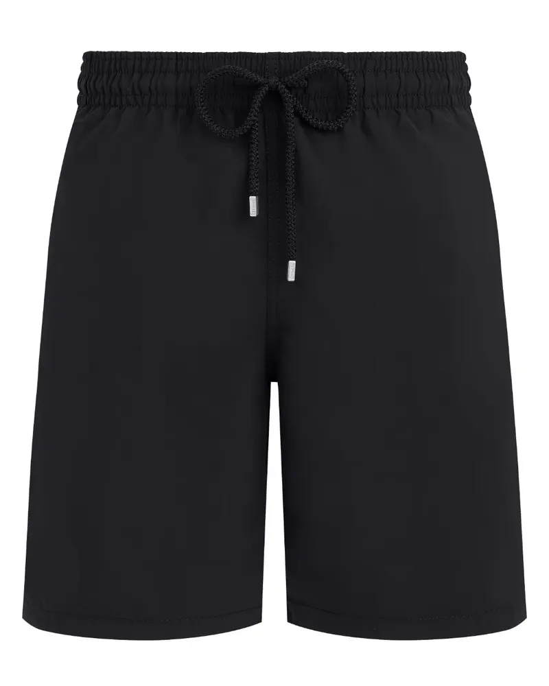Vilebrequin Badeshorts mit Logo-Patch - Schwarz Schwarz
