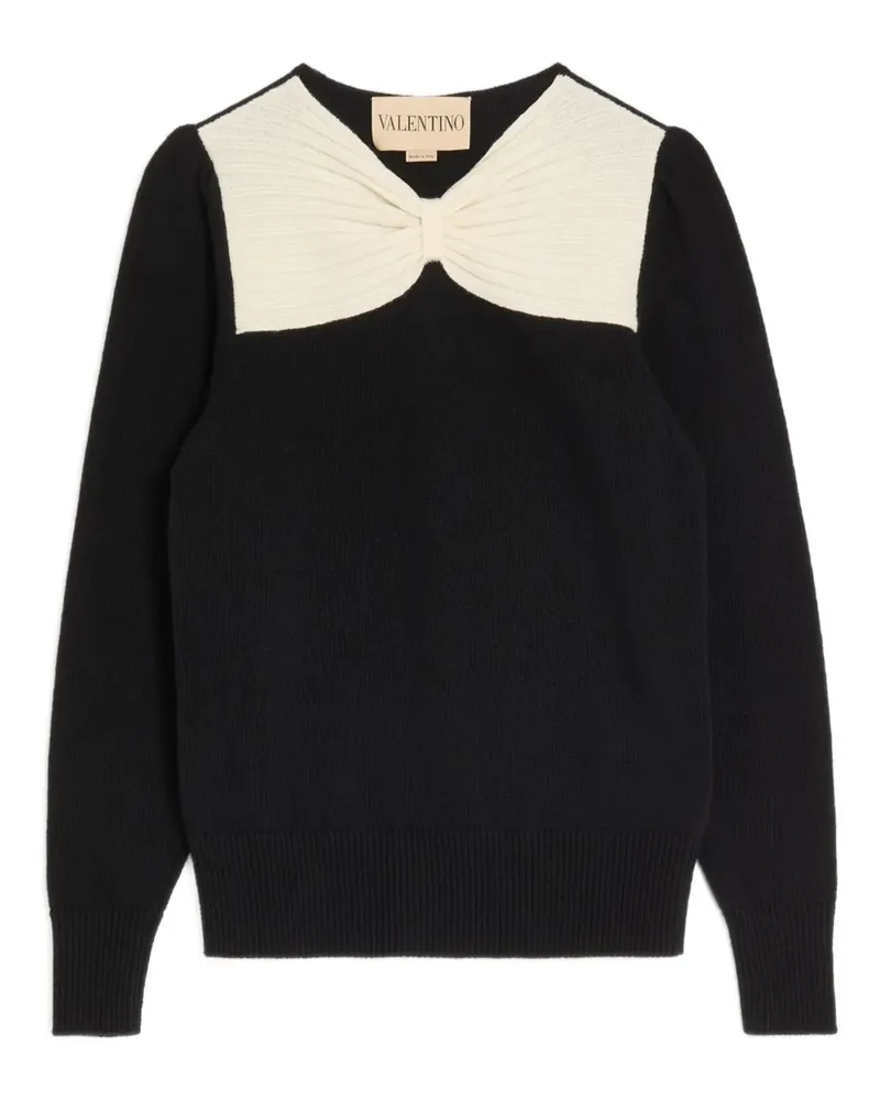 Valentino Garavani Pullover mit Schleife - Schwarz Schwarz