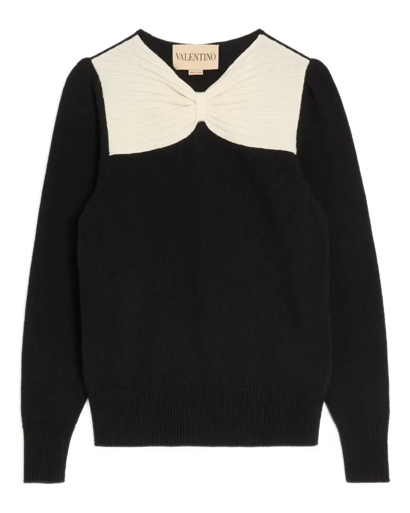 Valentino Garavani Pullover mit Schleife - Schwarz Schwarz