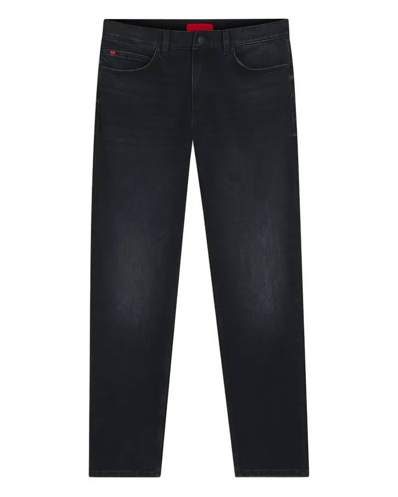 HUGO BOSS whiskering-effect jeans - Blau Blau