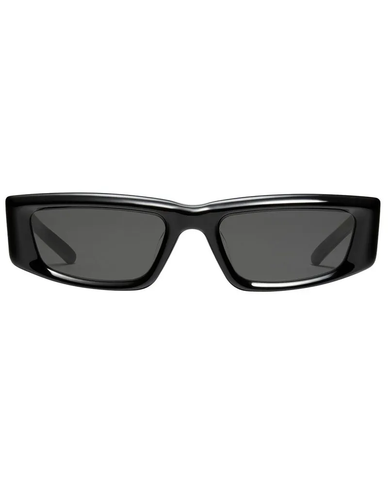 Gentle Monster Sonnenbrille mit eckigem Gestell - Schwarz Schwarz