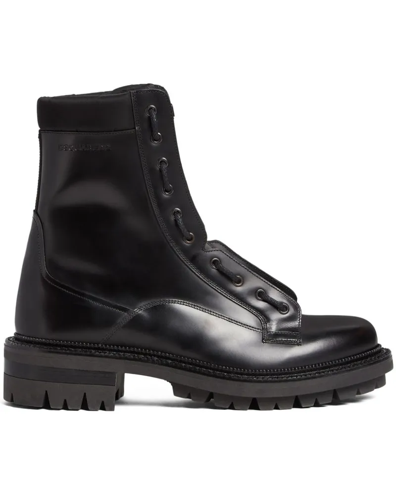 Dsquared2 Stiefeletten mit Reißverschluss - Schwarz Schwarz