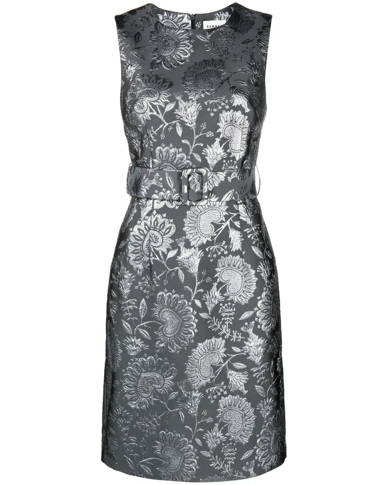 P.A.R.O.S.H. P.A.R.O H. Minikleid im Metallic-Look - Grau Grau