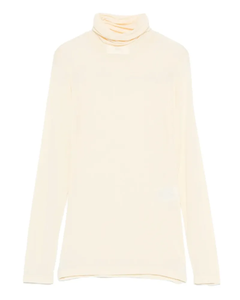 SOLOTRE Pullover mit Rollkragen - Weiß Weiß