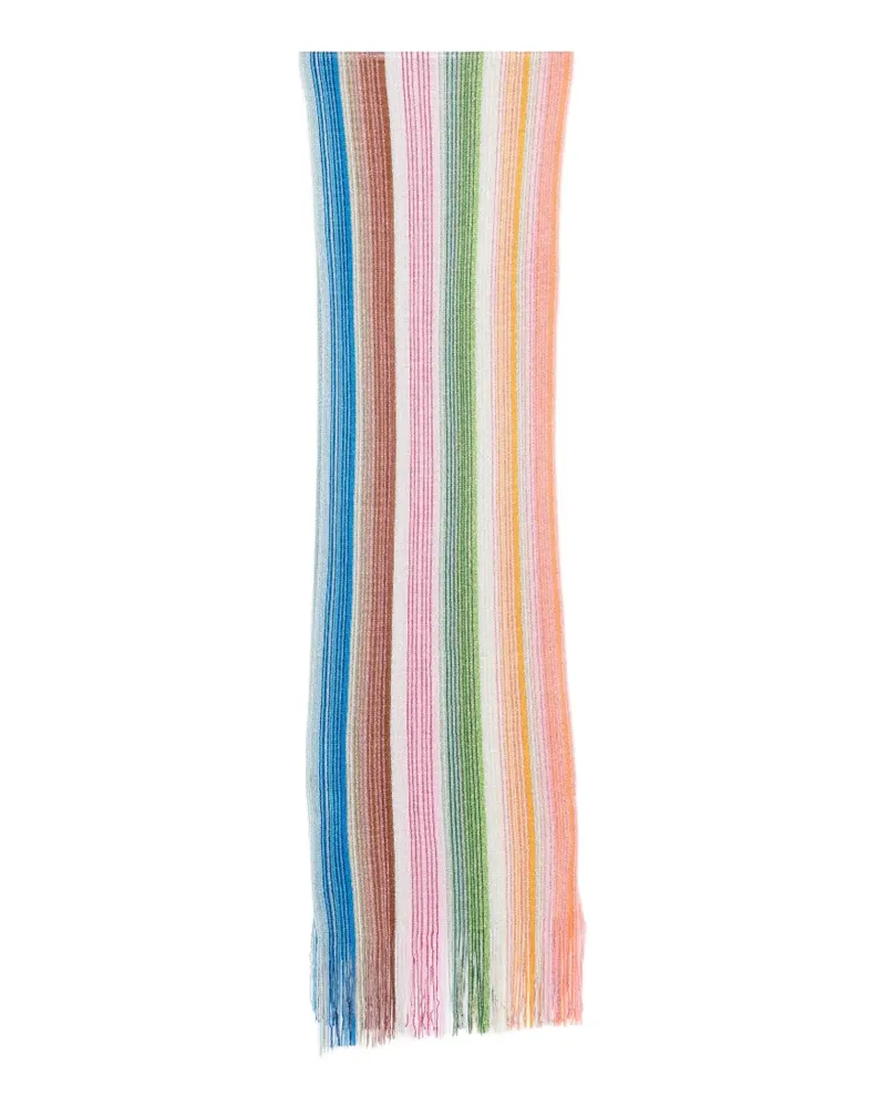 Missoni multicolour striped scarf - Blau Blau