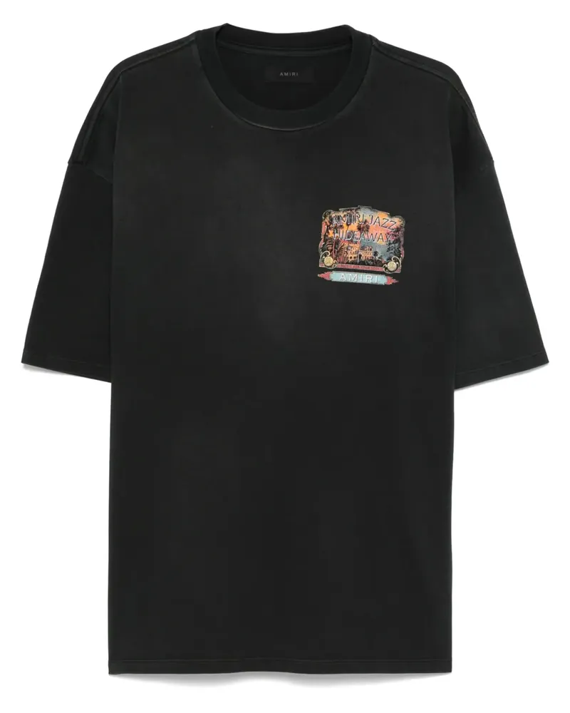 Amiri T-Shirt mit grafischem Print - Schwarz Schwarz