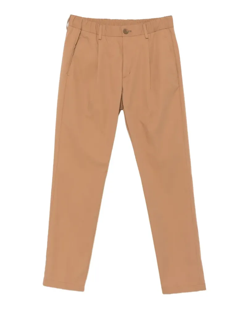 Herno pleated straight-leg trousers - Braun Braun
