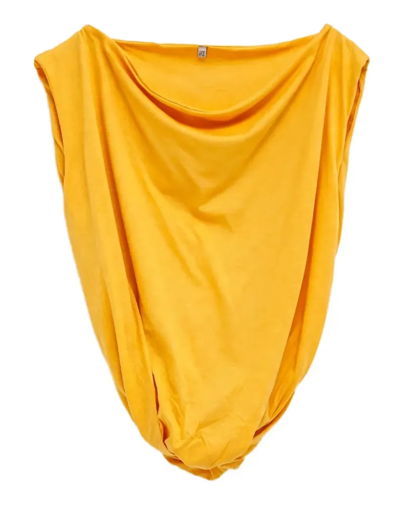 Baserange Turn draped tank top - Gelb Gelb