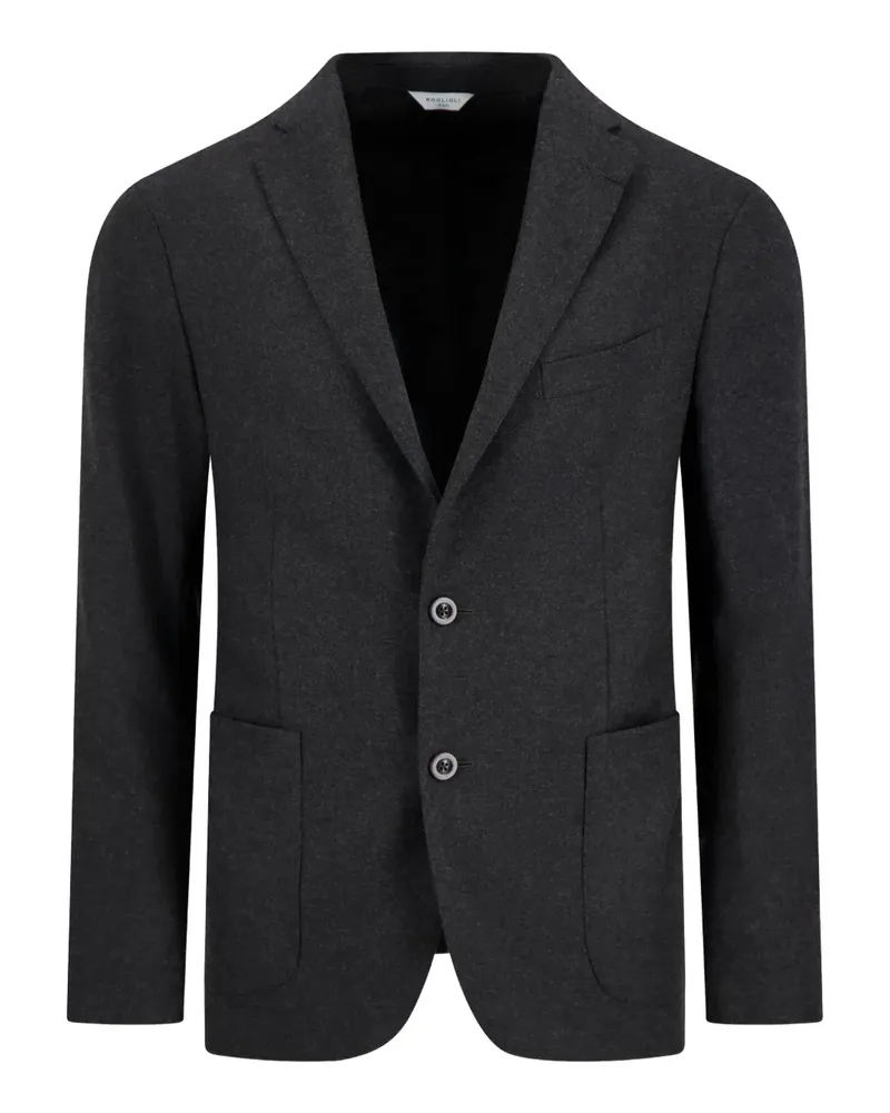 Boglioli K-Jacke aus Flanell - Grau Grau