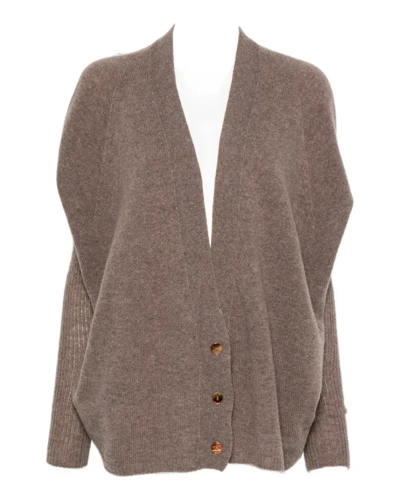 ALYSI V-neck cardigan - Braun Braun